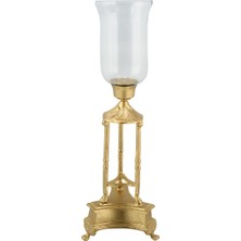 Evdema Gold Dekoratif Mumluk 23*23*69 cm