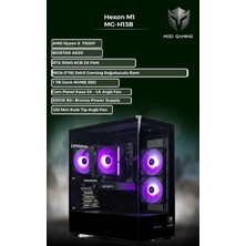 Mod Gaming Hexon MG-H13B Amd Ryzen 5 7500F | RTX5060 | 16GB Ram | 1 Tb SSD Oyuncu OEM PAKET