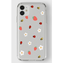 Moonset Iphone 11 Uyumlu Baskılı Yumuşak Silikon Şeffaf Telefon Kılıfı
