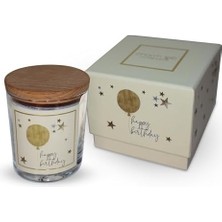 Gndz Home Charm Lab Candle – Doğum Günü Hediyesi, Ahşap ve Baharatlı Sandal Ağacı Kokulu, Doğal Bio Balmum, 135 gr Kokulu Mum, 40 Saat Yanma Süresi, Kadın, Erkek, Anne, Baba, Arkadaş Için Şık Hediye