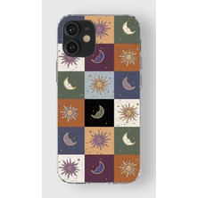 Moonset Iphone 12 Mini Uyumlu Baskılı Yumuşak Silikon Şeffaf Telefon Kılıfı