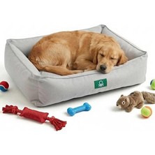 Vaelmont Açık Renkli Geniş Kedi ve Köpek Yatağı, Rahat ve Havalı 100X70CM