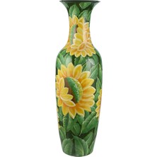 Evdema Seramik Dekoratif Vazo 32*32*120 cm