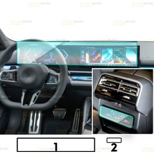 OROEL OTOMOTİV Bmw 5 Serisi Uyumlu Multimedya ve Arka Klima 9h Nano Ekran Koruyucu 2li Set 2024-2026