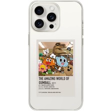 Moonset Iphone 15 Pro Max Uyumlu Baskılı Yumuşak Silikon Şeffaf Telefon Kılıfı