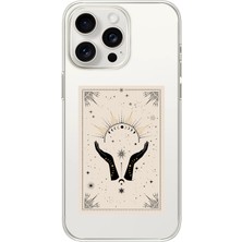 Moonset Iphone 16 Pro Max Uyumlu Baskılı Yumuşak Silikon Şeffaf Telefon Kılıfı