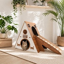 Vaelmont Bungalov Kedi Evi ve Oyun Alanı, Eğlence ve Güvenlik Bir Arada Kedi ve Köpek Yatağı