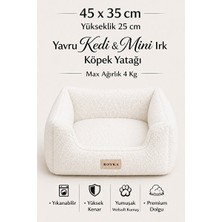 Vaelmont Küçük Boy Minimalist Kedi ve Mini Irk Köpek Yatağı (45X35 Cm) Kedi ve Köpek Yatağı