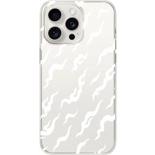 Moonset Iphone 15 Pro Uyumlu Baskılı Yumuşak Silikon Şeffaf Telefon Kılıfı