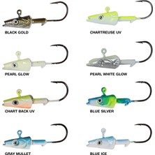 RYUJI Snake Shad 2/0 10GR Jig Head Black Gold