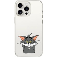 Moonset Iphone 15 Pro Max Uyumlu Baskılı Yumuşak Silikon Şeffaf Telefon Kılıfı