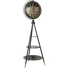Evdema Vitale Metal 3 Raflı Roma Ayaklı Saat 62*65*193