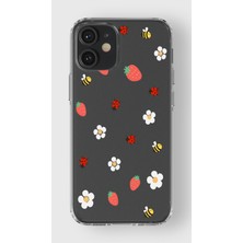 Moonset Iphone 12 /12 Pro Uyumlu Baskılı Yumuşak Silikon Şeffaf Telefon Kılıfı
