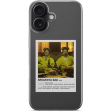 Moonset Iphone 16 Plus Uyumlu Baskılı Yumuşak Silikon Şeffaf Telefon Kılıfı