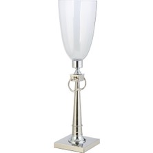 Evdema Gümüş Meşale Büyük Şamdan 18*18*70 cm