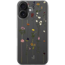 Moonset Iphone 16 Uyumlu Baskılı Yumuşak Silikon Şeffaf Telefon Kılıfı