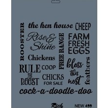 Aesco Rich New Seri N-499 Stencil 35X25 cm