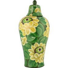 Evdema Seramik Dekoratif Vazo 24,5*24,5*56 cm