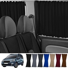 Vaelmont Peugeot Partner Uyumlu Siyah Raylı Güneşlik Takımı, Dayanıklı ve Pratik Oto Güneşlik Perde