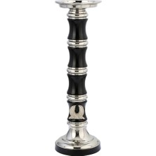 Evdema Gümüş Dekoratif Mumluk 12,5*13*41,5 cm