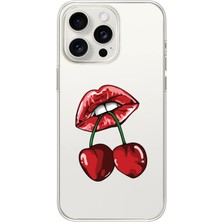 Moonset Iphone 16 Pro Max Uyumlu Baskılı Yumuşak Silikon Şeffaf Telefon Kılıfı
