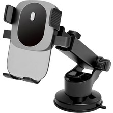 Katjmer NVR-1020 Vakumlu Jel Tabanlı 360° Döner Uzatma Kollu Araç Içi Telefon Tutucu