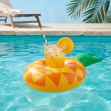 Vaelmont Renkli Ananas Desenli Şişme Havuz Bardak Tutucu Altlığı Şişme Havuz & Aksesuarı