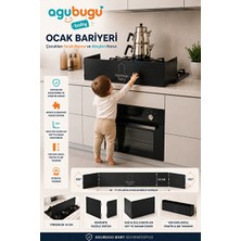 Vaelmont Genişletilebilir Ocak Bariyeri Güvenli Mutfak Koruma Çözümü Koruyucu ve Kilit