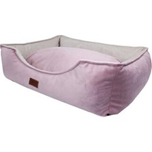 UltraNova Vaelmont Pembe Medium Dolce Premium Yatak - Şık ve Konforlu Uyku Alanı Kedi ve Köpek Yatağı