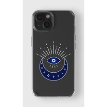 Moonset Iphone 14 Plus Uyumlu Baskılı Yumuşak Silikon Şeffaf Telefon Kılıfı
