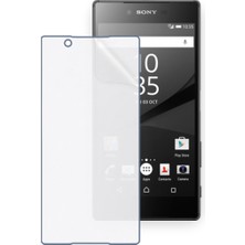 Schitec Sony Xperia-Z5-Premium Uyumlu Ön Yüzey Nano Şeffaf Hidrojel Ekran Koruyucu