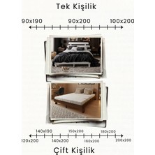 Renazzo Mobilya Damla 2'li Başlıklı Modern Karyola
