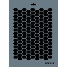 Aesco Rich New Seri N-125 Stencil 35X25 cm