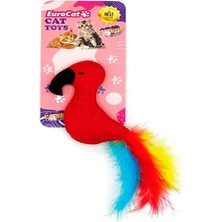 Bezos Toys Peluş Papağan Kedi Oyuncağı