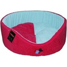 UltraNova Vaelmont Lüx Mavi Kedi ve Köpek Yatakları - 50X50X17 cm Konfor Kedi ve Köpek Yatağı