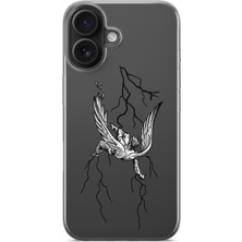 Moonset Iphone 17 Uyumlu Baskılı Yumuşak Silikon Şeffaf Telefon Kılıfı