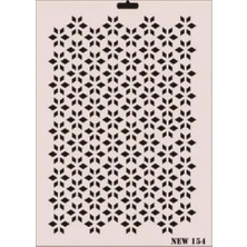 Aesco Rich New Seri N-154 Stencil 35X25 cm