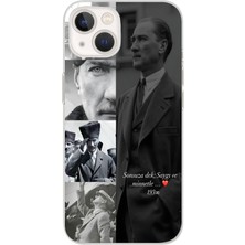Moonset Iphone 14 Plus Uyumlu Baskılı Yumuşak Silikon Şeffaf Telefon Kılıfı