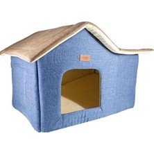 UltraNova Vaelmont Kedi ve Köpekler Için Konforlu Cabin Kulübe Yatak Kedi ve Köpek Yatağı