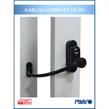 Vaelmont Pvc Pencere Güvenlik Kilidi, Çocukların Pencere Erişimini Engeller Koruyucu ve Kilit