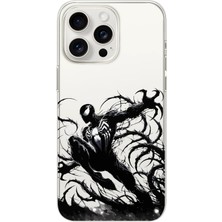 Moonset Iphone 16 Pro Max Uyumlu Baskılı Yumuşak Silikon Şeffaf Telefon Kılıfı