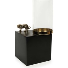 Evdema Vitale Cam Metal Leopar Mumluk