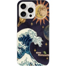 Moonset Iphone 14 Pro Uyumlu Baskılı Yumuşak Silikon Şeffaf Telefon Kılıfı