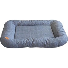 Vaelmont Lacivert Iç Mekan Air Cushion Kedi ve Köpek Yatağı, Medium Boy