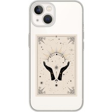 Moonset Iphone 14 Uyumlu Baskılı Yumuşak Silikon Şeffaf Telefon Kılıfı