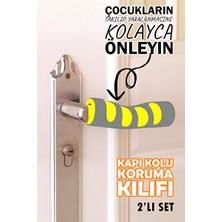 Vaelmont Pratik Kapı Kolu Koruma Kılıfı 2’li Set, Güvenli ve Şık Tasarım Koruyucu ve Kilit