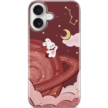 Moonset Iphone 17 Uyumlu Baskılı Yumuşak Silikon Şeffaf Telefon Kılıfı