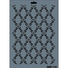 Aesco Rich New Seri N-112 Stencil 35X25 cm