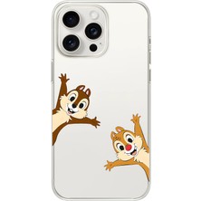 Moonset Iphone 16 Pro Max Uyumlu Baskılı Yumuşak Silikon Şeffaf Telefon Kılıfı