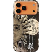 Moonset Iphone 17 Pro Max Uyumlu Baskılı Yumuşak Silikon Şeffaf Telefon Kılıfı